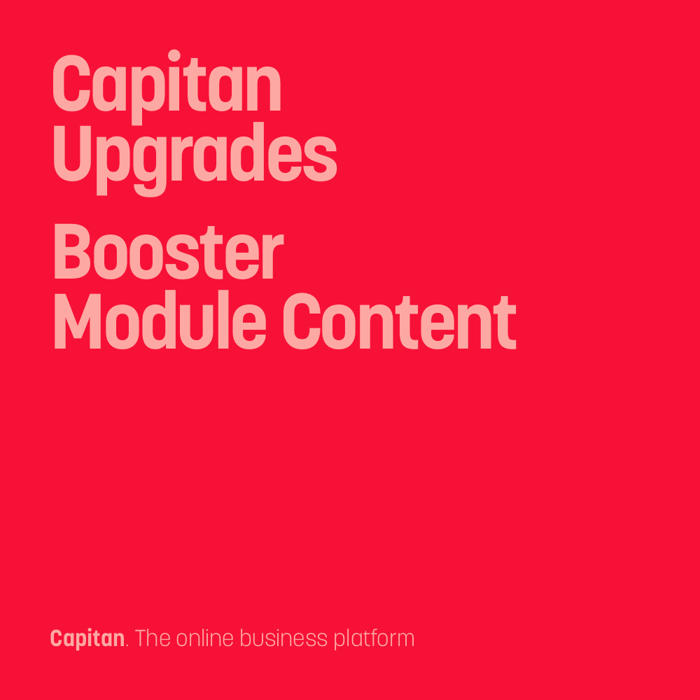 Booster: Module Content